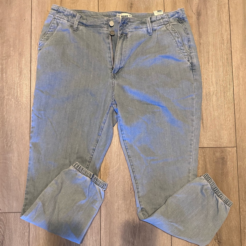 Paige Cinched Ankle Denim Jeans BNWOT Size 31
